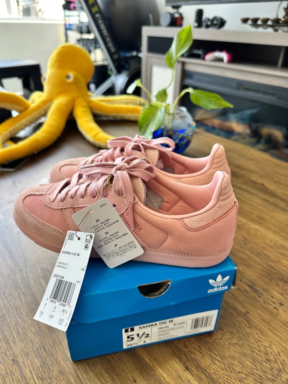 Adidas Samba OG W Pink Suede Sneakers 🌸✨ - Picture 5 of 14